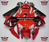 Red, Black and Matte Black OEM Style Fairing Kit for a 2005 and 2006 Honda CBR600RR motorcycle