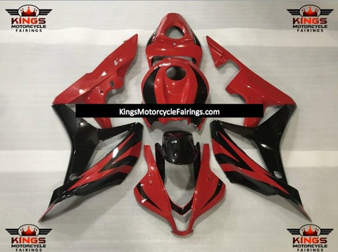 Honda CBR600RR (2007-2008) Red & Black OEM Style Fairings