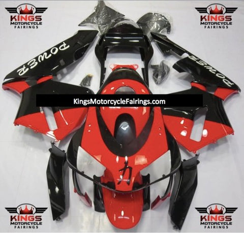 Honda CBR600RR (2003-2004) Red & Black Power Fairings