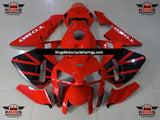 Honda CBR600RR (2005-2006) Red & Black Toro Fairings