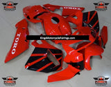 Red and Black Toro Fairing Kit for a 2005 and 2006 Honda CBR600RR motorcycle