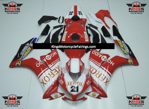 Honda CBR1000RR (2012-2016) Red & White Xerox Fairings