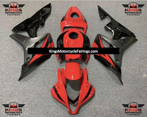 Honda CBR600RR (2007-2008) Red, Black & Gray Fairings