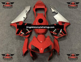 Honda CBR600RR (2003-2004) Red, Silver & Black Fairings