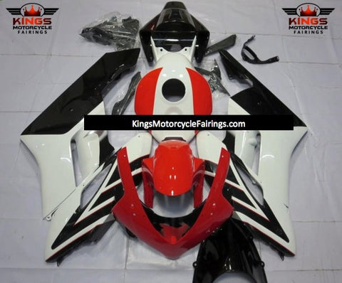 Honda CBR1000RR (2004-2005) Red, Black & White Fairings