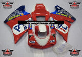 Red, White and Blue FILA Fairing Kit for a 2002 & 2003 Ducati 998 motorcycle