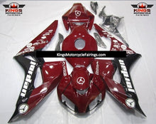 Red Wine, Black and White Jordan Fairing Kit for a 2006 & 2007 Honda CBR1000RR motorcycle
