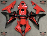 Honda CBR600RR (2007-2008) Red, Black & Matte Black Fairings