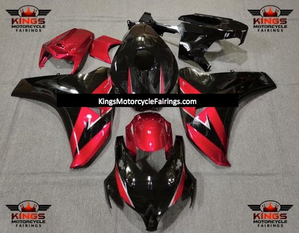 Honda CBR1000RR (2008-2011) Black, Red & Silver Fairings