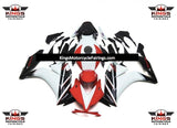 Red, Black and White Fairing Kit for a 2012, 2013, 2014, 2015 & 2016 Honda CBR1000RR motorcycle