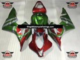 Honda CBR600RR (2007-2008) Red, Green & Silver Captain America Fairings