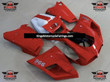 Red, White and Black Fairing Kit for a 1994, 1995, 1996, 1997, 1998, 1999, 2000, 2001, 2002 & 2003 Ducati 748 motorcycle