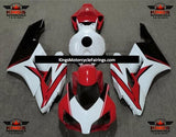 Red, White and Black Fairing Kit for a 2004 and 2005 Honda CBR1000RR motorcycle