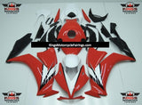 Red, White and Black Fairing Kit for a 2012, 2013, 2014, 2015 & 2016 Honda CBR1000RR motorcycle