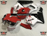 Red, White and Black Fairing Kit for a 2003 and 2004 Honda CBR600RR motorcycle