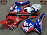 Red, White and Blue Star 69 Fairing Kit for a 2005 and 2006 Honda CBR600RR motorcycle