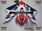 Red, White and Blue HRC Fairing Kit for a 2006 & 2007 Honda CBR1000RR motorcycle