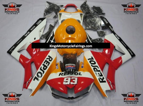 Honda CBR600RR (2013-2021) Red, White & Orange Repsol 93 Fairings