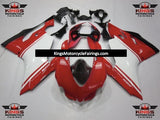 Ducati 1199 (2011-2014) Red, White & Black OEM Style Fairings at KingsMotorcycleFairings.com