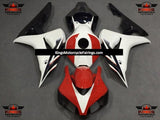 Red, Black and White Fairing Kit for a 2006 & 2007 Honda CBR1000RR motorcycle