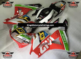Honda CBR600RR (2013-2021) Red, White, Green, Black Yellow & Blue Givi 6 Fairings