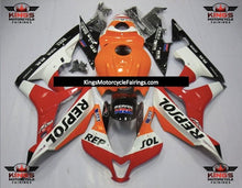 Honda CBR600RR (2007-2008) Red, White, Orange & Black Repsol Fairings