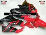 Red and Black Fairing Kit for a 1999 & 2000 Honda CBR600F4 motorcycle.