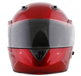 DOT Double Retractable Visor Modular Red Kings Motorcycle Helmet - RF18BG