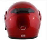 Red DOT certified Flip-Up/Modular Full Face Motorcycle Helmet with a Dual Shield System