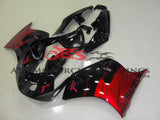Black and Red Flame fairing kit for Suzuki RGV250 VJ21 motorcycles