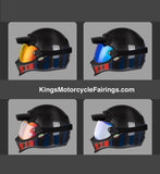 RHKC Motorcycle Helmet with Goggle at KingsMotorcycleFairings.com