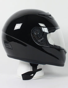 DOT Full Face Gloss Black Kings Motorcycle Helmet - RZ80RG