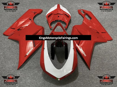 Ducati 1098 (2007-2012) Red & White Fairings