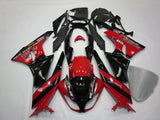 Fairing kit for a Kawasaki Ninja ZX6R 636 (2009-2012) Red & Black elf
