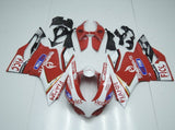 Red and White FIAMM Fairing Kit for a 2013, 2014, 2015 & 2016 Triumph Daytona 675 motorcycle