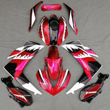 Yamaha YZF-R3 (2015-2018) Red, White & Black Shark Teeth Fairings