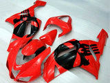 Red and Black Skull Fairing Kit for a 2007 & 2008 Kawasaki Ninja ZX-6R 636 motorcycle