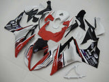 Red, White and Black Fairing Kit for a 2013, 2014, 2015 & 2016 Triumph Daytona 675 motorcycle