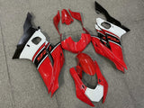Red, White and Black Fairing Kit for a 2017, 2018, 2019 & 2020 Yamaha YZF-R6 motorcycle
