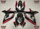 Suzuki GSXR600 (2006-2007) Red, Black & Silver Marine Fairings