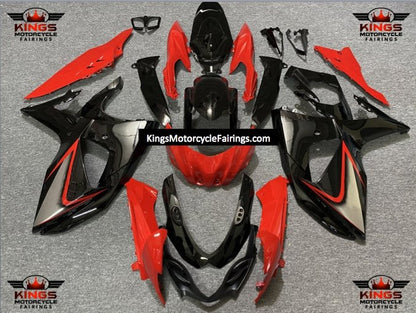 Suzuki GSXR1000 (2009-2016) Red, Black & Silver Fairings