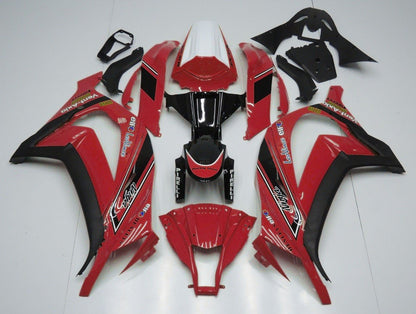 Red, Black and White Fairing Kit for a 2011, 2012, 2013, 2014 & 2015 Kawasaki Ninja ZX-10R motorcycle