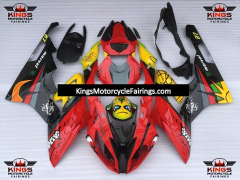 BMW S1000RR (2015-2016) Red, Black & Yellow Creature Fairings
