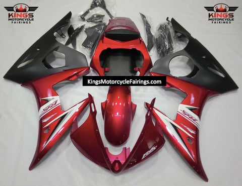 Yamaha YZF-R6 (2005) Red, Matte Black, White & Silver Fairings