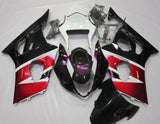 Red, Purple, White and Black Fairing Kit for a 2003 & 2004 Suzuki GSX-R1000 motorcycle