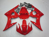 Red Fairing Kit for a 2003 & 2004 Yamaha YZF-R6 motorcycle
