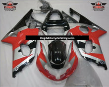 Suzuki GSXR1000 (2000-2002) Red, Silver & Black Fairings