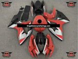 Suzuki GSXR600 (2006-2007) Red, Silver & Black Fairings