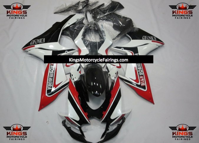 Suzuki GSXR600 (2011-2023) Red, White & Black Yoshimura Fairings at KingsMotorcycleFairings.com