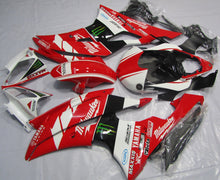 Red, White and Black Milwaukee Fairing Kit for a 2008, 2009, 2010, 2011, 2012, 2013, 2014, 2015 & 2016 Yamaha YZF-R6 motorcycle